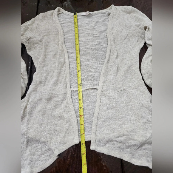 #056 Candies Small Open cream & gold Cardigan - Picture 3 of 12